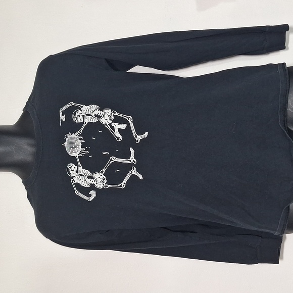 Joji Long Sleeve Slow Dancing In The Dark Black T-Shirt with Skeleton Graphic - Picture 1 of 5